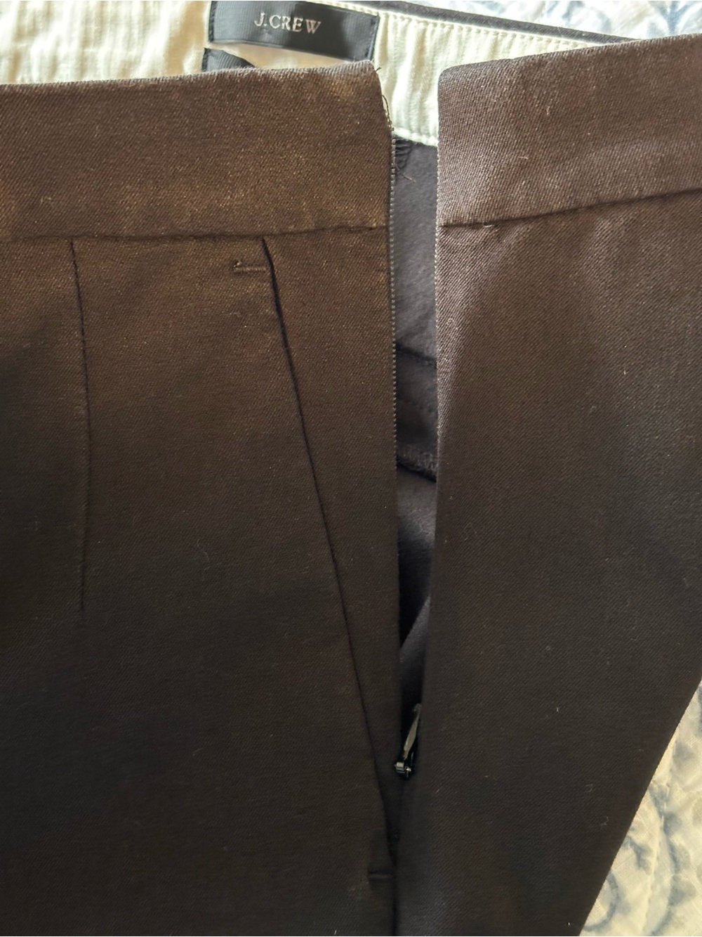 J. Crew Martie Black Cropped Pants Women’s Size 6 - Picture 8 of 12